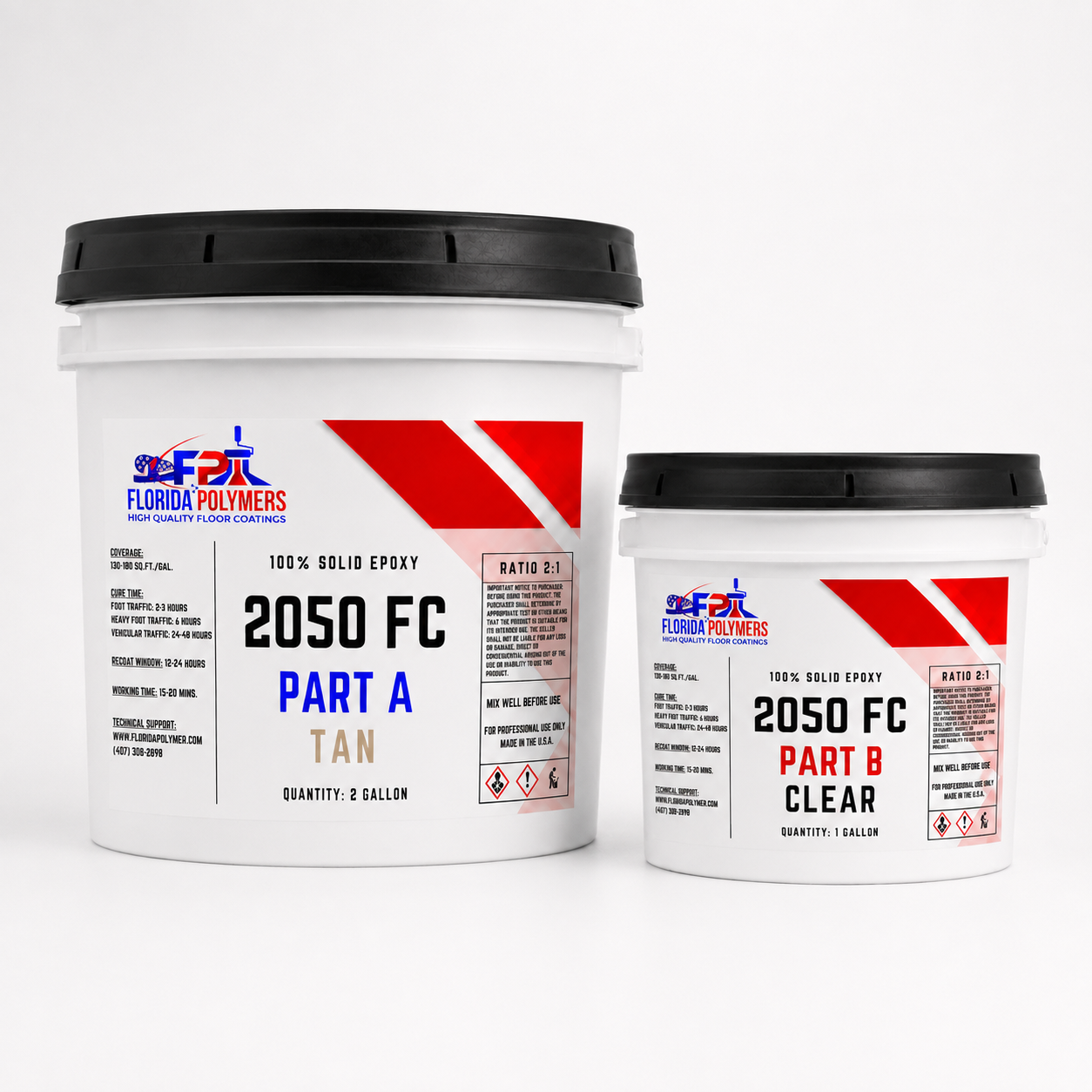 100% SOLID EPOXY 2050 FAST CURE - TAN