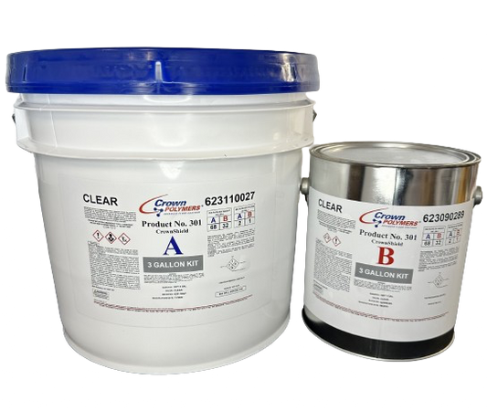 CrownShield 301 Epoxy Slow Cure 15 Gal Kit