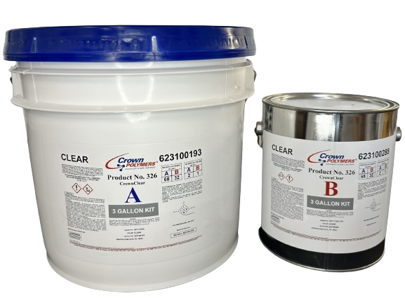 CrownClear 327 15 Gal Kit UV Resistant Epoxy