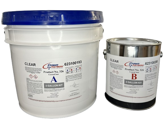 CrownClear 326 15 Gal Kit UV Resistant Epoxy