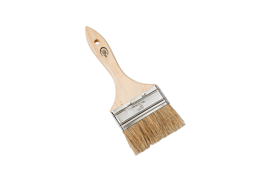 3" White Bristle Chip Brush