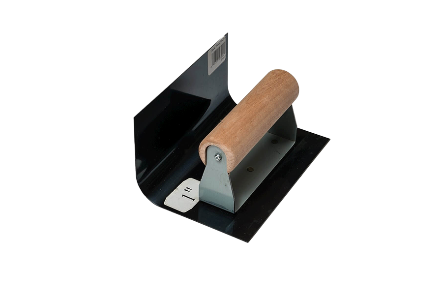 Cove Trowel - Standard with 1" Radius, 3" Wall (H) x 4" Floor (D) x 6" Running (W)