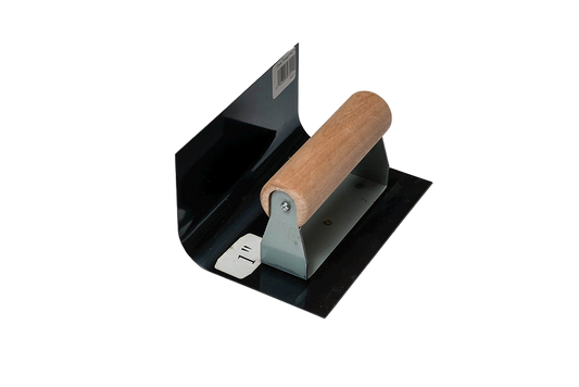 Cove Trowel - Standard with 1" Radius, 3" Wall (H) x 4" Floor (D) x 6" Running (W)