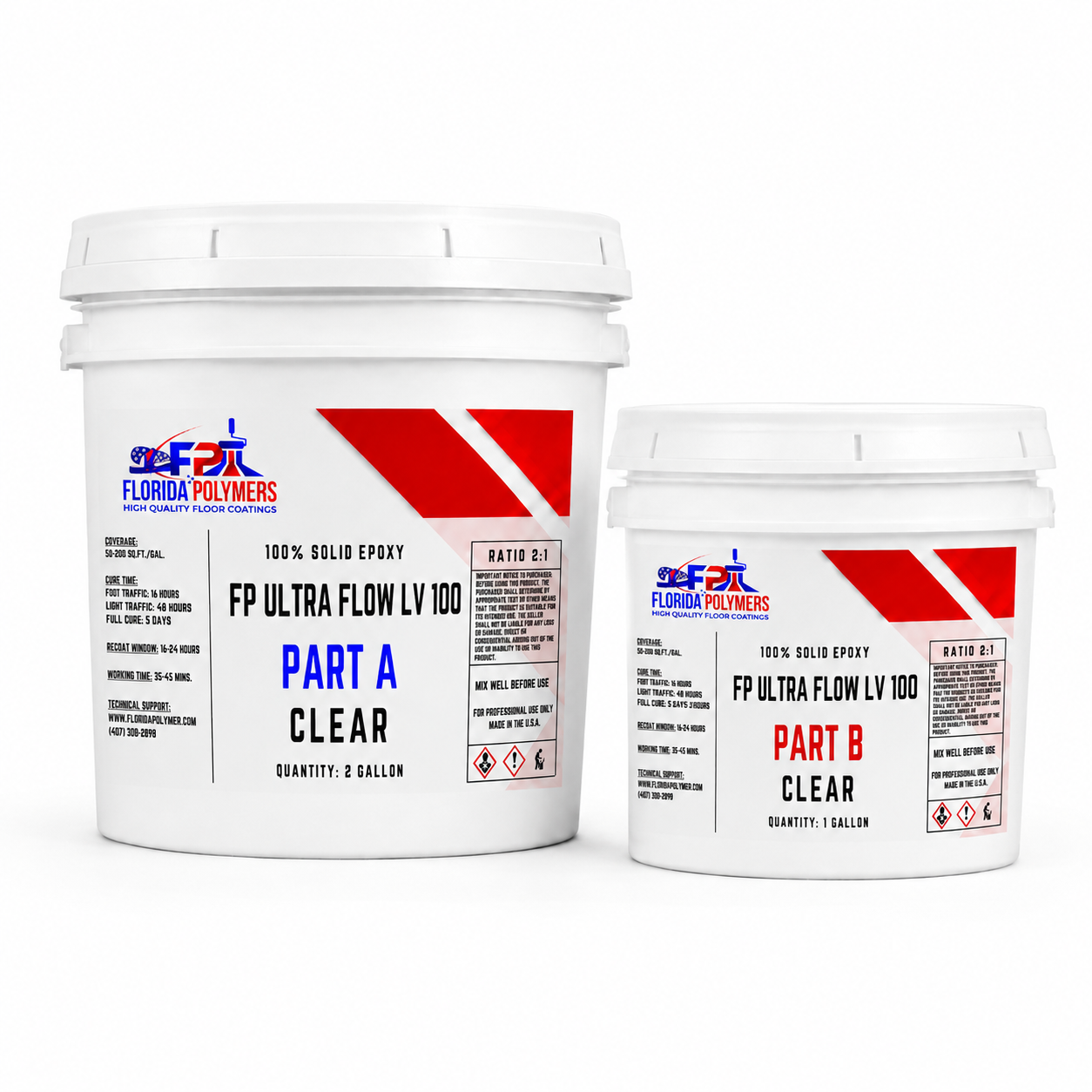 FP ULTRA FLOW LV 100 - 100% SOLID LOW VISCOSITY EPOXY