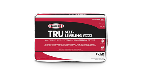 Rapid Set TRU Self-Leveling Gray 50lb Bag